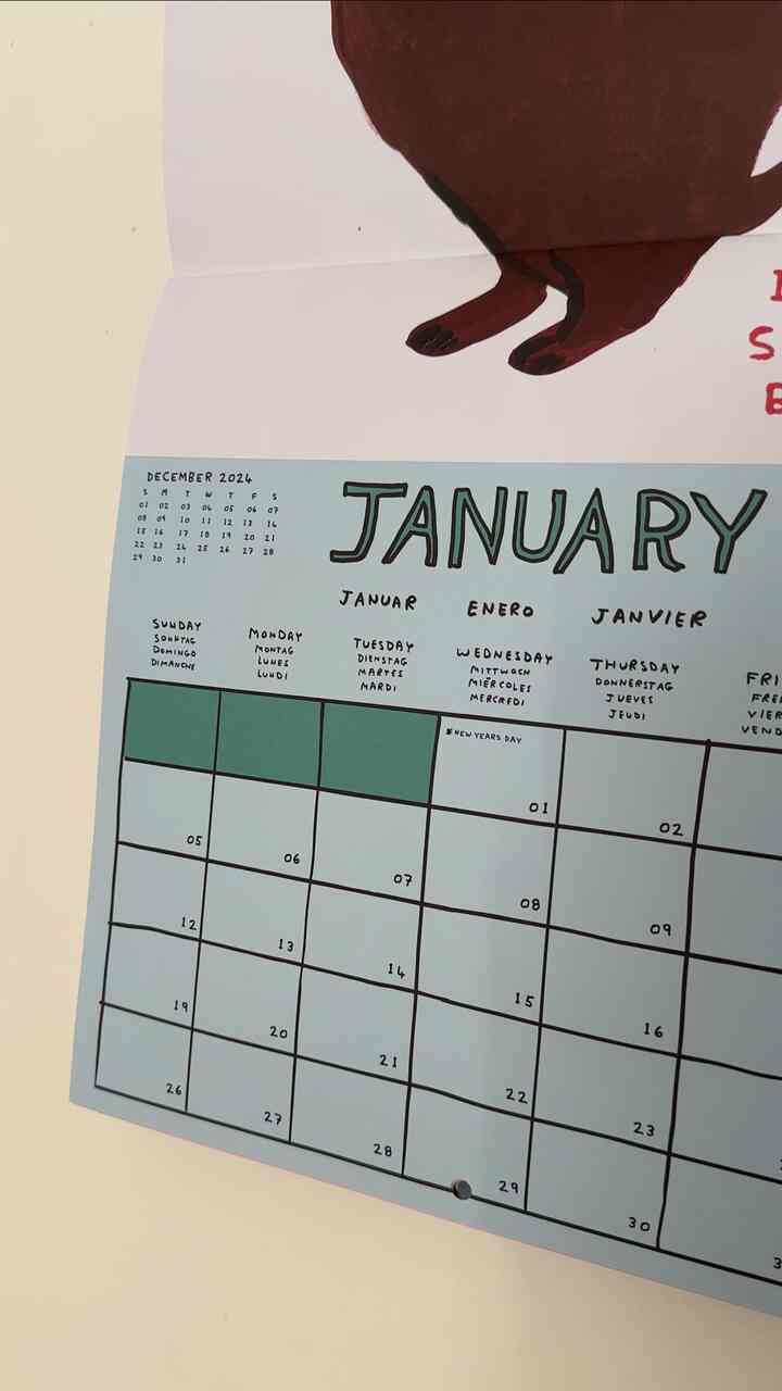 2️⃣0️⃣2️⃣5️⃣📆
#moderneclectic #calendar #colorful 