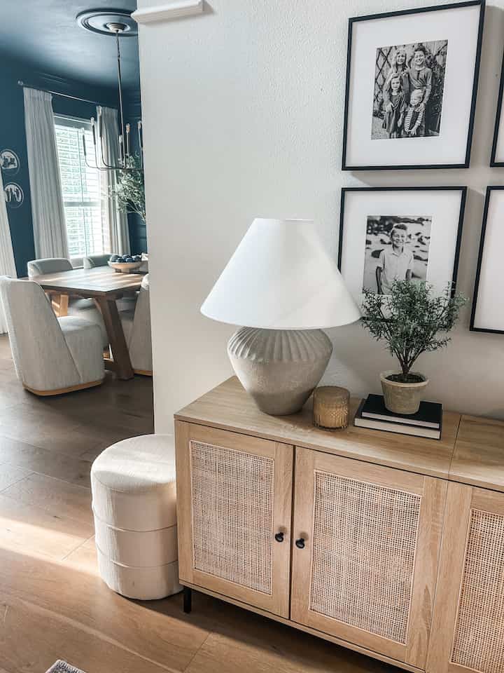 Morning light in the entryway ☀️ #entry #storagecabinet 