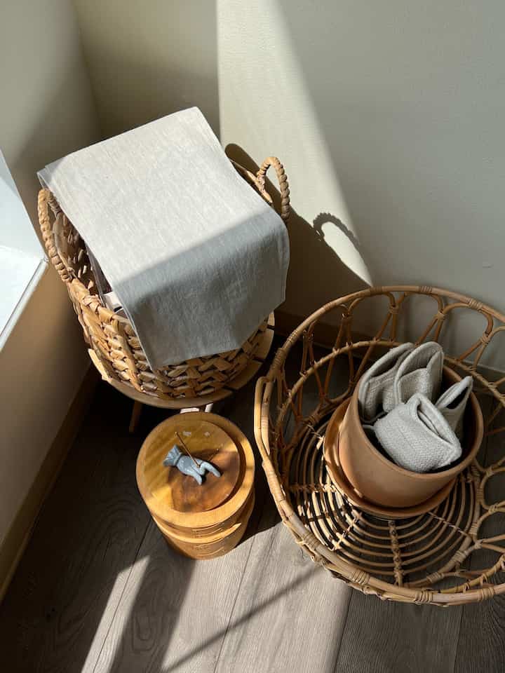 Basket lover🧺
#basket #storage #tidy #space #ikeabasket #neutraltone #wovenbasket