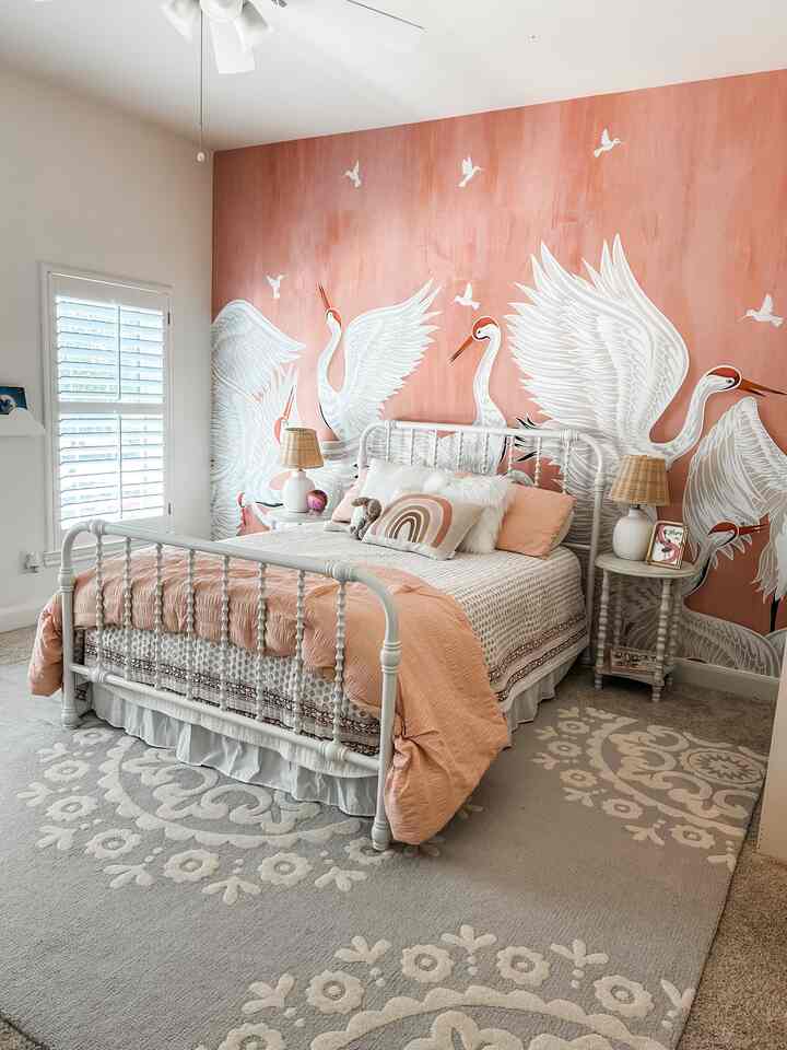 Little girl bedroom mostly from Target and Wayfair! Affordable finds! #girlsroom 