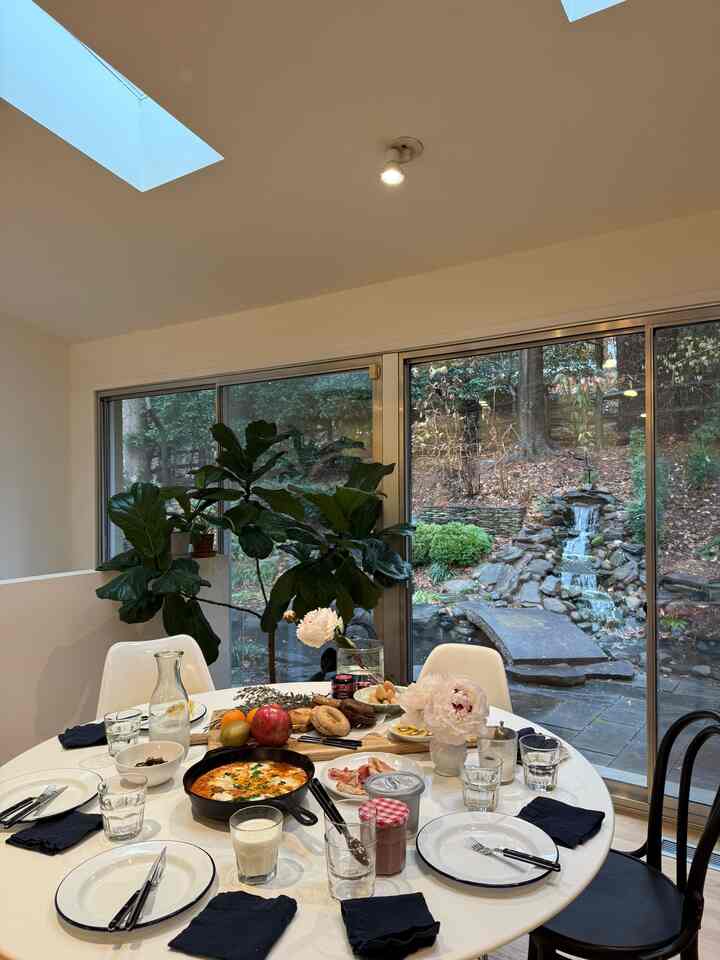 Brunch table #brunch #bagel #onthetatble #homecafe