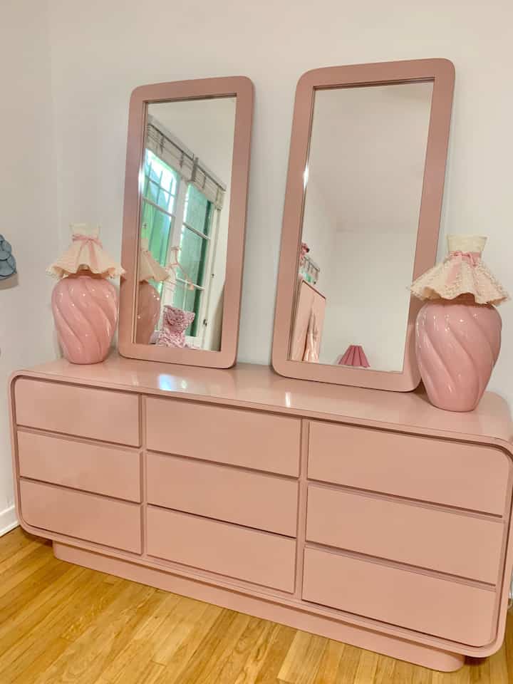Space age barbie 🎀 #pink #postmodern #vintage #barbie #bedroom #girly 
