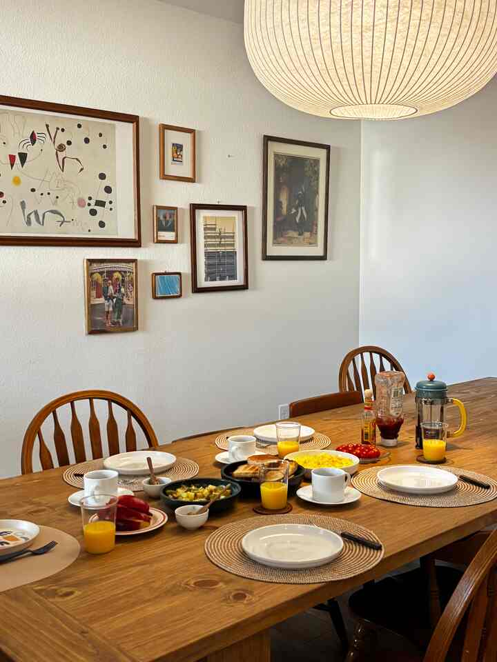 A game room turned into a formal dining! My favorite place in the house 🧆🍲🍛🍜🍣🍳🥞🧇
#formaldining
#MadeToOrderTable