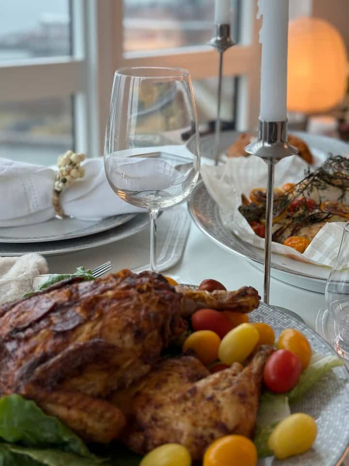 Home party #hermes #candle #dinner