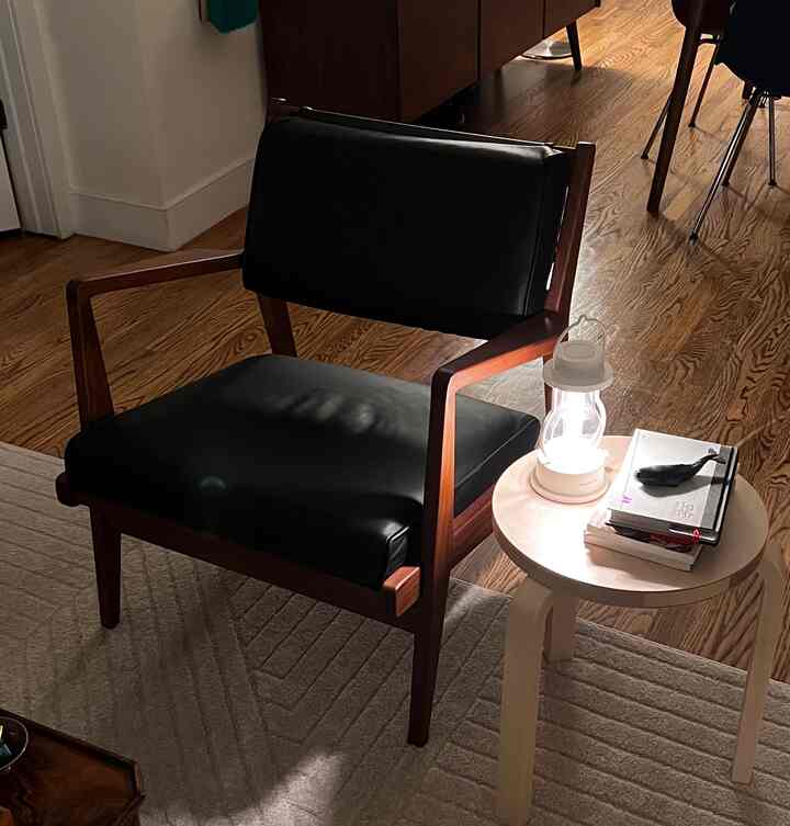Reading nook. Sometimes becomes my WFH area. #readingspace #readingspace #readinglight #wfh #workfromhome #workspace