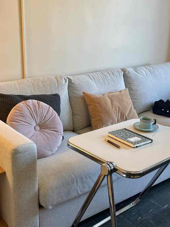 ☕️ My favorite cozy setup
I use this foldable table whenever I journal or enjoy a cup of coffee on the sofa !
I searched all over Amazon and finally found this perfect gem! 😌
#cozyvibes #foldabletable #bestfind #coffeetime