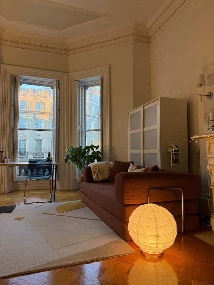 When I first moved into my studio- furnishing week 2 #movein #studio #dupe #corduroy #cozy #livingspace #lightinginterior #쇠테리어 #원룸 