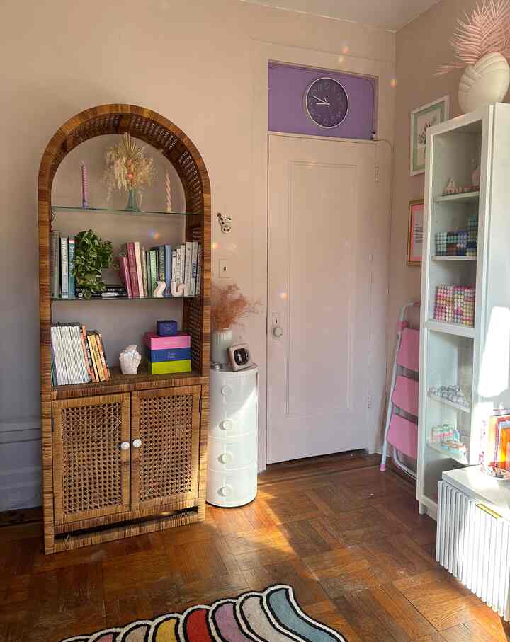 My living room is filled with so many objects that I adore 💕 ￼
#colorful ￼ #colorfulinterior #rattancabinet #maximalist #maximalism ￼