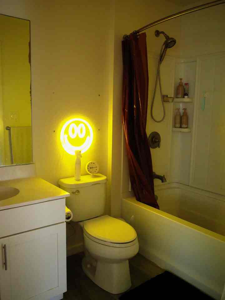 Why have a basic bathroom when you can have a bar-inspired, photo-worthy one? ✨ Turned this mundane space into a unique, stylish bathroom with total photo zone vibes! 📸 Who else loves a bold transformation? #BathroomGlowUp #UniqueSpaces #PhotoZone #BarInspiredBathroom #InteriorGoals #AestheticVibes #StatementBathroom #HomeDecorLover #BoldDesign #ChicInteriors #SmallSpaceBigStyle #HomeBarVibes #BathroomInspo #CreativeSpaces