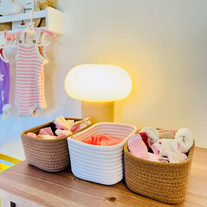 Stylish storage, tiny essentials! Keeping baby’s accessories neat and cute. 🧺✨

#babyroomdecoration #babyroominterior #baby #storageinterior #storageshelf #cozy #cozyroom #cozyhome #warm #warmhouse 