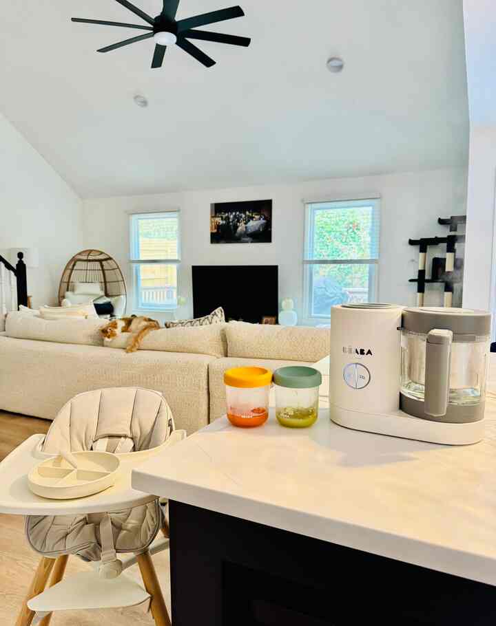 First bites, big milestones! This food processor made it so easy to whip up her first meals. Here’s to a new, messy adventure! 

#baby #babychair #food #foodprocessor #kitchen #kitcheninterior #kitchenaccessories #moderninterior #modernkitchen #cozy #cozyroom #cozyhome #warm #warmhouse 