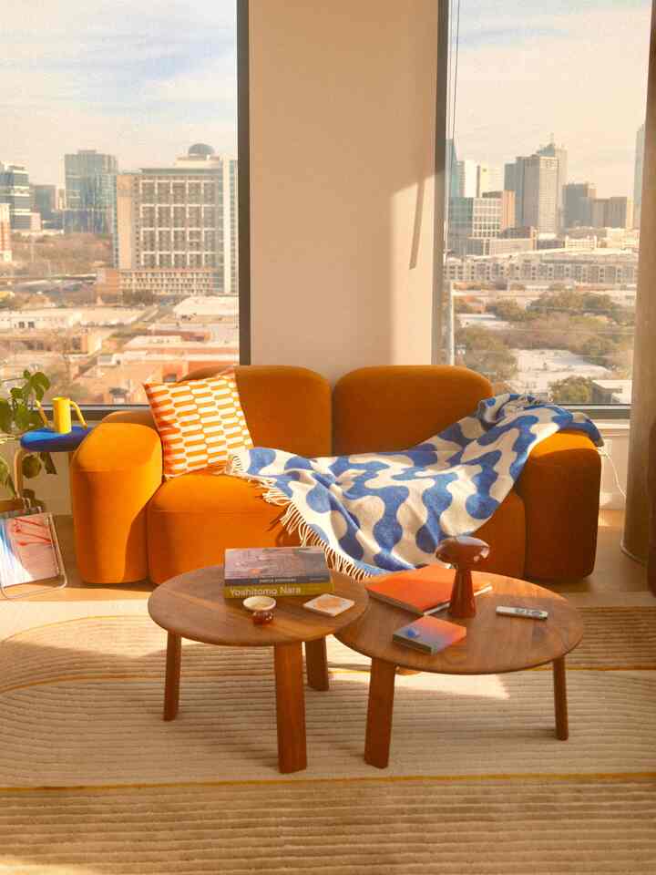 dallas skyline view from my living room #skyline #windows #naturallight