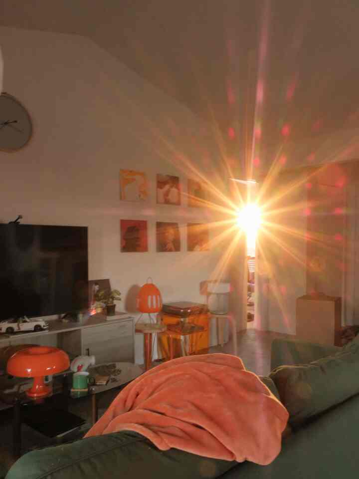 Obsessed with this sunset shot :) featuring a big box with a new lamp inside ☺️

#sunsetlighting #warmlighting #cozyhome #warmfeeling 