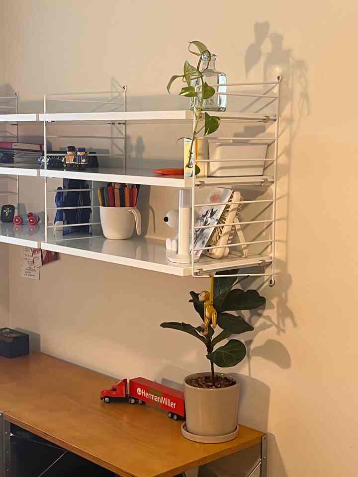 Friday office scene. One of the most my favorite areas of the apartment!
#shelfinterior #shelfdecoration #homeoffice #wfh #officeinterior #office