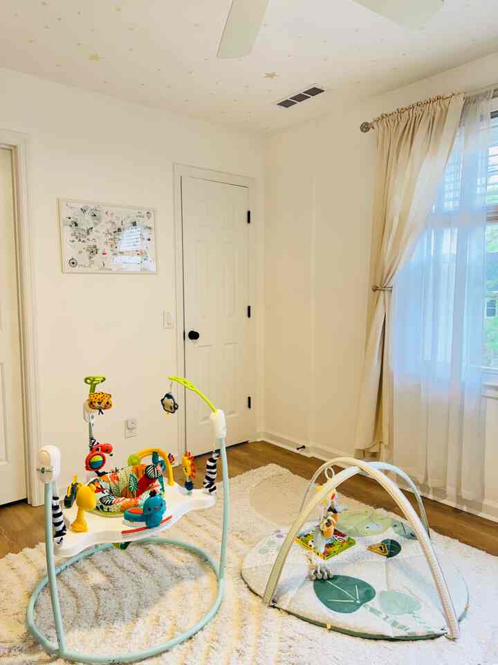 Bouncing, giggling, and having the best time! This Jumperoo is a hit! 

#babyroomdecoration #babyroominterior #baby #babyroom #playroom #playroominterior 