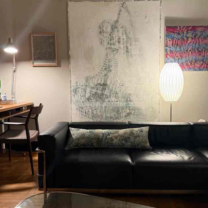 Good night! My night lights 🖤 

#lamps #floorlamp #nelsonlamp #livingroominterior #livingroom 