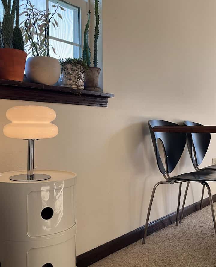 I love Globus chairs because they are so comfortable to sit on; they fully support your hips and back. It also blends well with my dining mango wood table. 🖤

#diningchair #livingroom #diningtable #diningtableinterior #spring