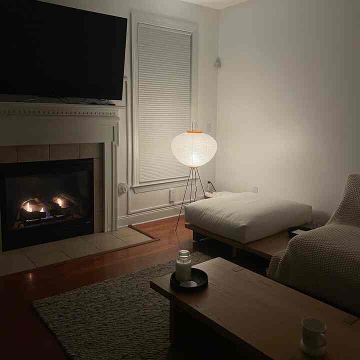 My favorite space and my most lived-in one🤍


#japandi
#minimalliving 
#minimalinterior 
#cozy
#couch
#coffeetable
#rug
#livingroom 
#lamp
#noguchi
#akari
#castlrey
