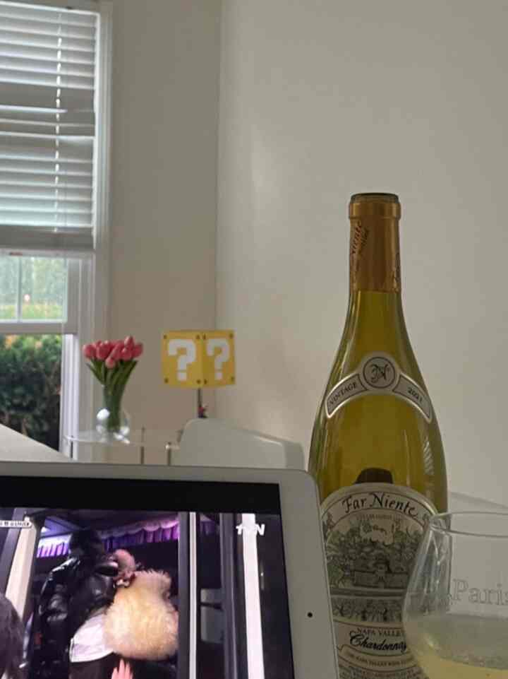 It's such a nice day today that I've left the window open all day ✨ and 
Happy wine time 🤭

#cuteitem #cutelamp #lamp #wine #wineglass #flower 