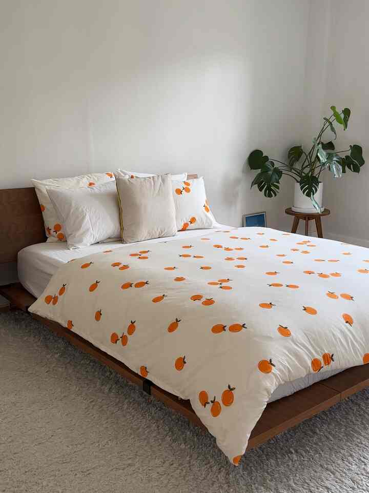 🍊🍊🍊
#spring #springbedding #bedding #moderneclectic