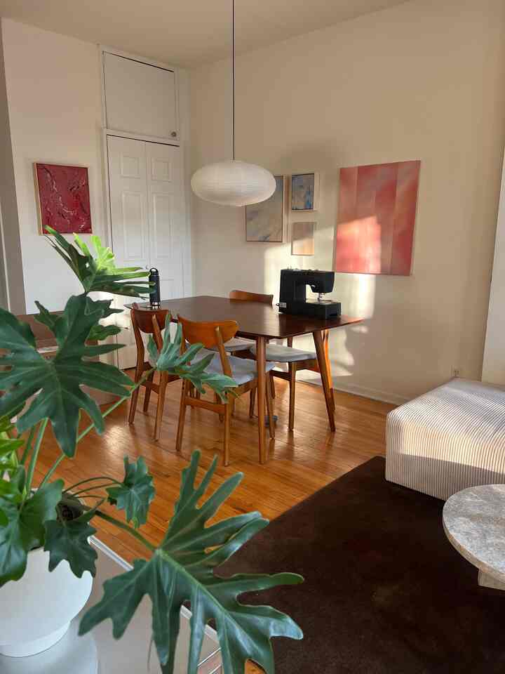 Evening sun #apartment #livingroom #art