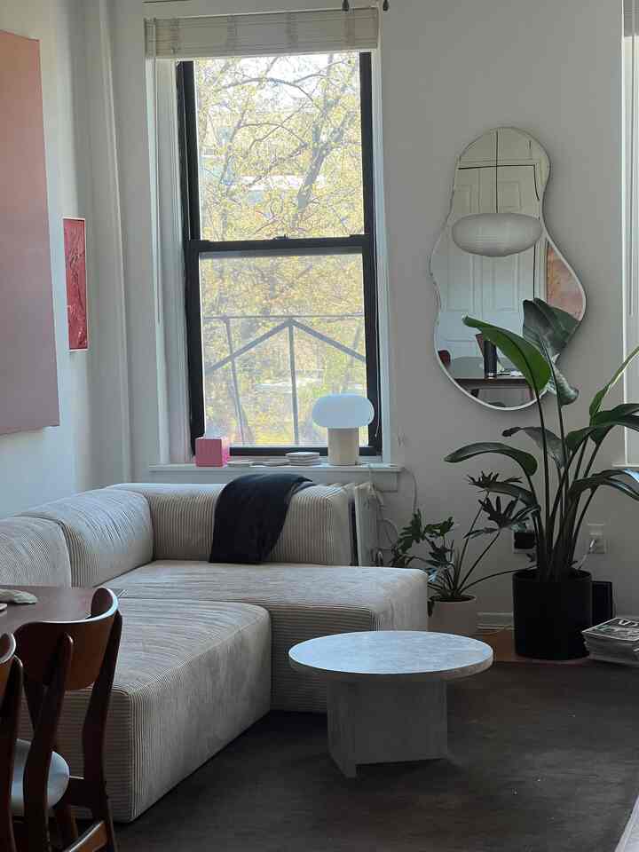 My earthy, minimal home #apartment #livingroom #stylingtip
