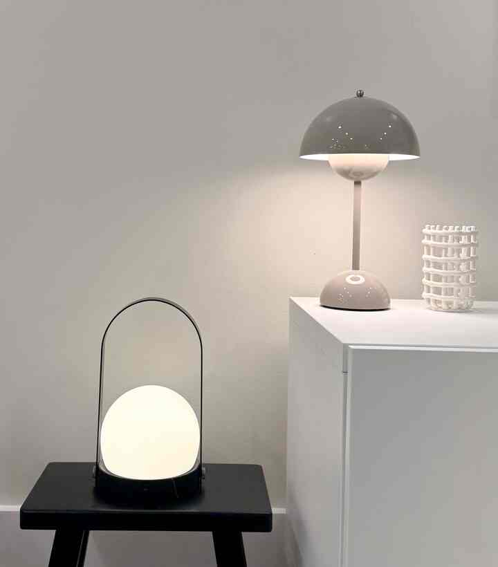 These portable lamps are my favorite! They are super light and aesthetic 😭❤️ #portable #lamp #ntradition #audolamp