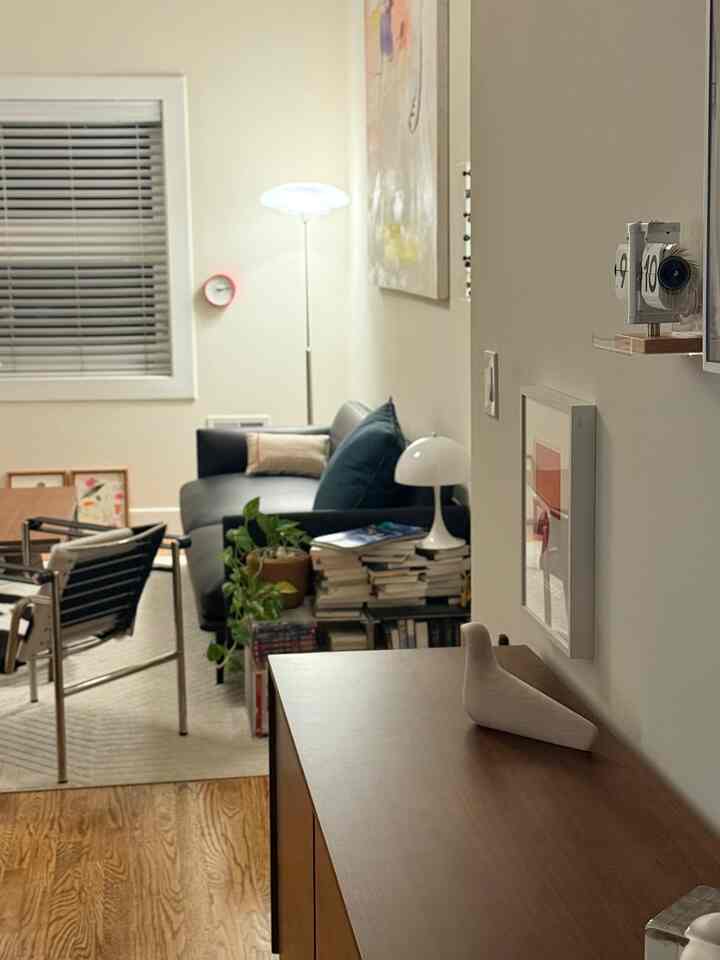 Rainy weekend calls for taking pictures of your home.

#homebody #homedecor #livingroominterior #livingroom #sideboard #credenza #cabinet #clock #cozy #homeinspo