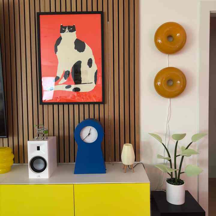 Playful shapes and lots of colors really help lend to the fun vibes and dopamine decor!
#maximalist #dopaminedecor