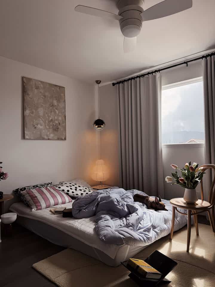 I only recently switched to spring bedding, but it feels like I already need to change to summer bedding. It’s so hot.☀️


#bedding #bedroom #bedroominterior #bedroomdecor #homedecor #pillow #pillowcover #pillowcase #flower #flowerinterior #springinterior #linencurtains #lamp #lighting #lightinginterior 