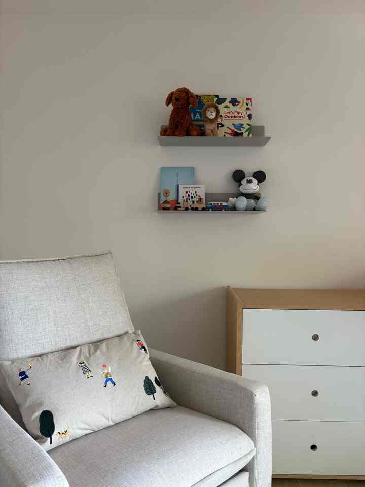 Scandinavian inspired baby room 🩵 
#scandinavian #babyroom #nursery 
