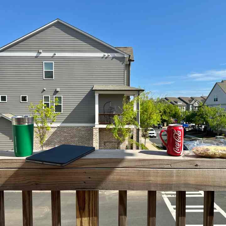 Coffee on the terrace on a fine day #outdoortable #outdoorchair