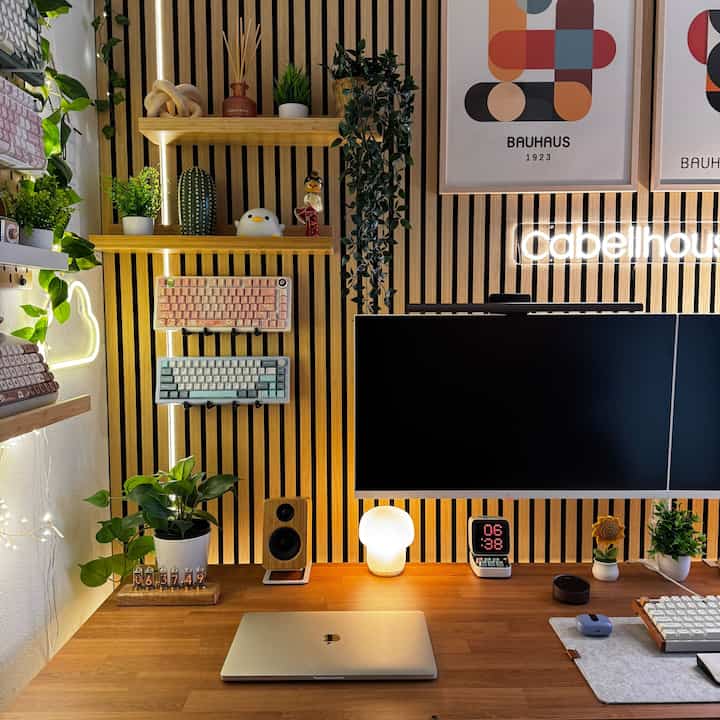A cozy home office makes working a joy!
#cozyoffice #office