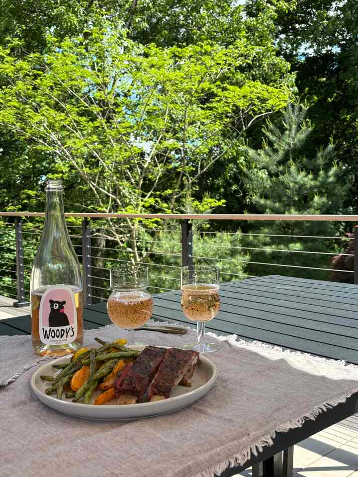 Nothing better than a sunny day BBQ and eating out on the patio. 
#outdoortable #patio 