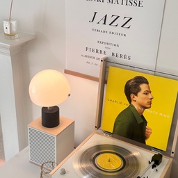 Jazzy mood 🤍 
#turntable #ikea #ikealamp #lp #lpplayer #simple #simpleinterior 