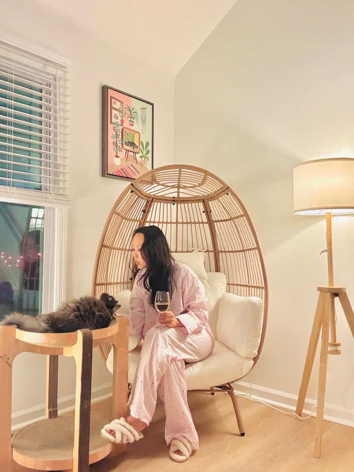 Tagged posts featuring Kate and Laurel Sylvie TV Cat Bed Framed Canvas by Rachel Lee 3