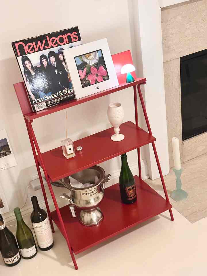 I got new red open storge from Ikea :) 
It is new !! I love color, design and shape 🥰

#color #popcolor #colorpoint #ikea #ikeastorge  #itsmyhouseandilivehere #interiordesign #itsmyhouse