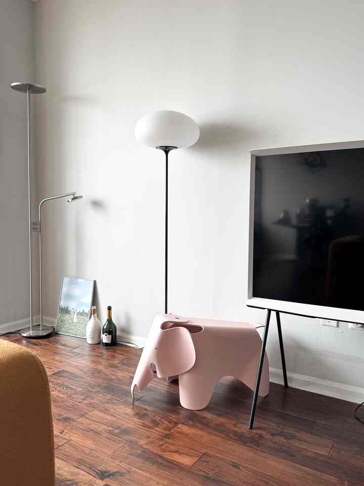 I have one baby elephant in my house 🐘

#livingroom #interior #lightingstand 