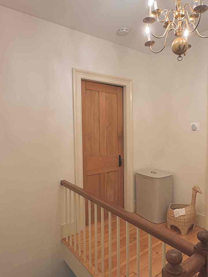 I was a bit unsure about this laundry hamper at first, but wow—it was a game changer! Super easy to carry up and down the stairs, and absolutely love the two-section system! #josephjoseph #westelm #westelmkids #laundrybasket #laundryroominterior #hallwayinterior 