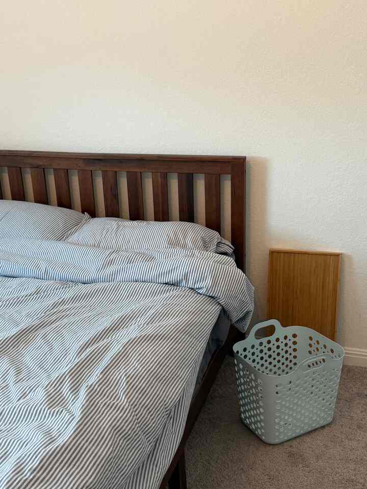 Guestroom= 💙+ 🤎 + 💚

#ikeafind #guestroominterior #blueandbrown