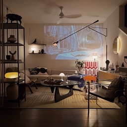 The living room on a late summer night 🌛
#livingroom #livingroominterior #livingroomdecoration #posterframe #lamp #lighting #lightinginterior #moodligjt #loungechair #coffeetable #cushion #sofa #shelf #projector 
