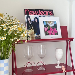 Colorful corner in my living room ☺️❤️
#homeaccesories #budget #hometips #homedecor #ikea #wineglass #vase #simple 