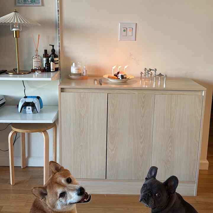 a mini birthday surprise for our guest #japandi #cozy #hosting