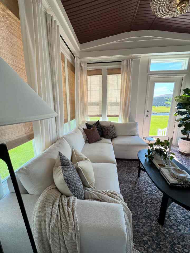 A calm, light-filled corner where mornings start slow and evenings wind down softly. I’ve always loved how this sunroom feels warm and inviting year-round, a cozy space that captures the spirit of Gather & Glow.

#ohousecreator #ohouseambassador #gatherandglow #cozyhomeinspo #homedesigninspo #timelessinteriors #neutraldecor #cozycorners #simpleandstyled #lightfilledspaces #cozyhomevibes #fallathome #holidayhomeinspo #everydayelegance #attainabledesign #warmandwelcoming #homewithintention #slowdecorstyle
