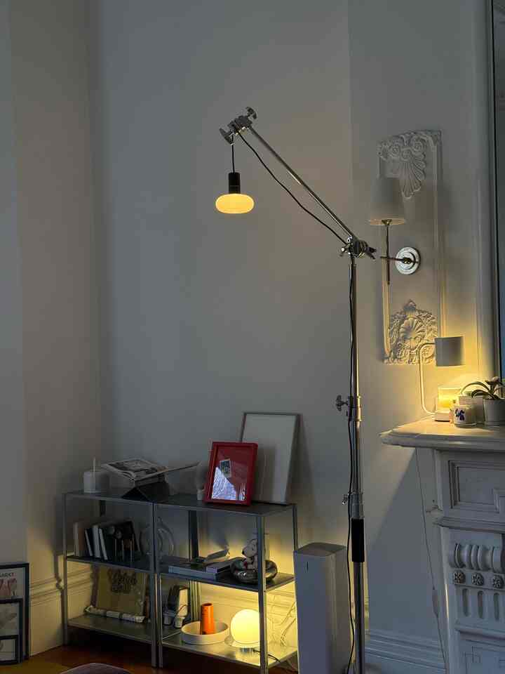 Ambient lights always #lighting #ambientlights #diy #lamp #silverdecor 