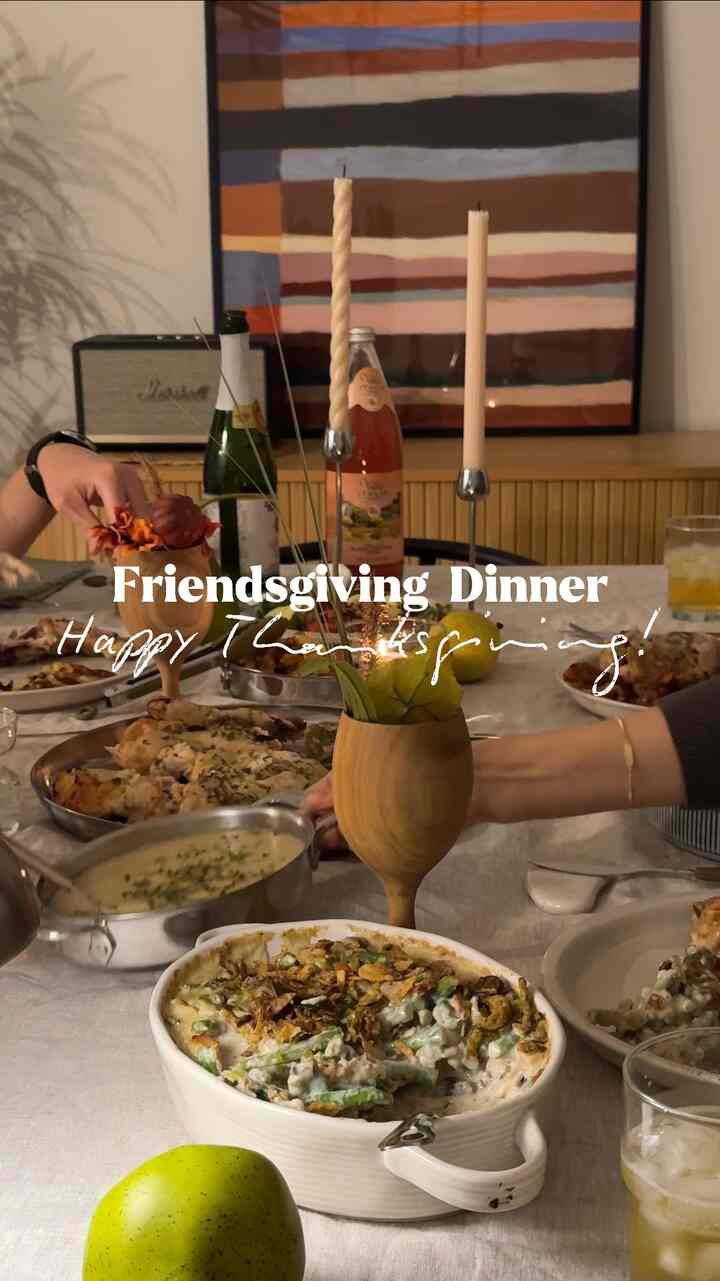 Happy Thanksgiving! 🦃🥂

This Thanksgiving, I got to host the people I wanted to spend it with and enjoy some amazing food together. The day was filled with laughter and wonderful conversations🤍

#OhouseGather #holidayhosting #gatherandglow #friendsgiving #thanksgivingdecor #cozyhome #thankful #fallvibes #homefortheholidays #holidaytable #autumnvibes #grateful #thanksgivingfeast #familyandfriends #festiveseason #holidaycheer
