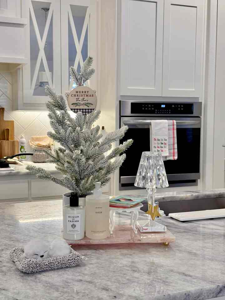 Back from vacation, Christmas decoration is up… and my daughter’s toy is basically alive at this point 😂
.
.
.
#home #sweethome #christmas #winter #ohouseglow #kitchen #countertop
