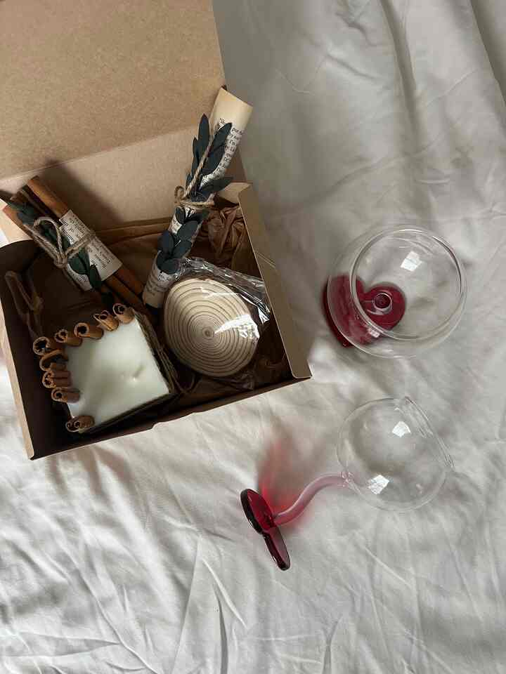cant wait to style these for the cozy months ahead! thank you ohouse #ohousefinds #ohouse #ohousedecor #candle #glasses 