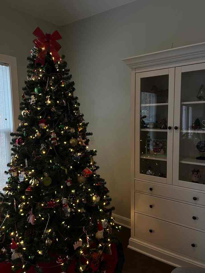 i will always love a tradtional christmas #christmas #christmastree #christmasdecor #decor #holiday #ohouseholiday