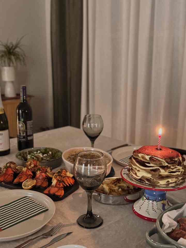 Sharing a slow Christmas dinner with my beloved friends 🕯️ Nothing feels more special than this 🎄❤️

#OhouseGather #gatherandglow #cozyhome #christmasdinner #cozychristmas #holidaytable #christmasathome #homedinner
#candlelightdinner #holidayhosting #christmastable #belovedfriends #wintergathering #slowchristmas #tableinspo #homesweethome #holidayvibes
